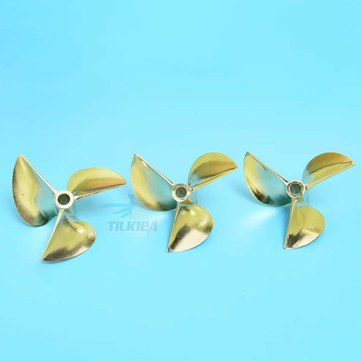 Rc رفاص سفينة 67/70/72 مللي متر 6717 7016 7214 3 شفرات النحاس المروحة المسمار ل 6.35 مللي متر 1/4 "الدعامة رمح الغاز #2