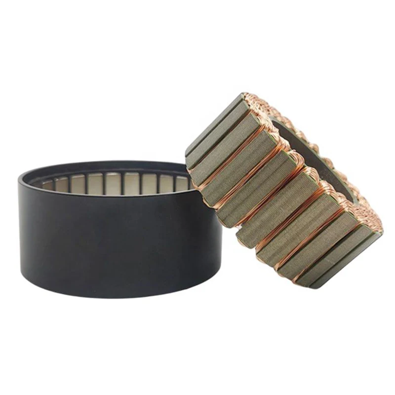 Faradyi 6025 Project Motor 48v60v72v 4kw Electric Vehicle Generator All Copper Coil Range Extender 27 Pole Stator and Rotor