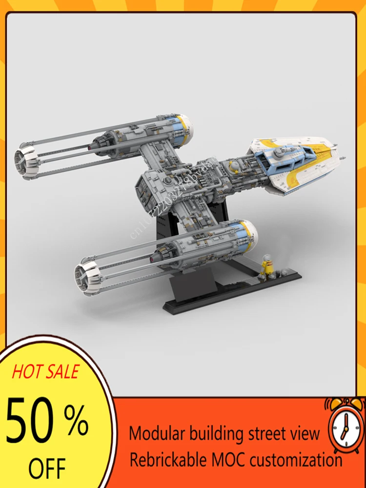 7841 Stück 16 Y-Wing Gold Squadron Custom Model Puzzle – DIY Montieren Lernspielzeug Kreative Technologie Geschenk