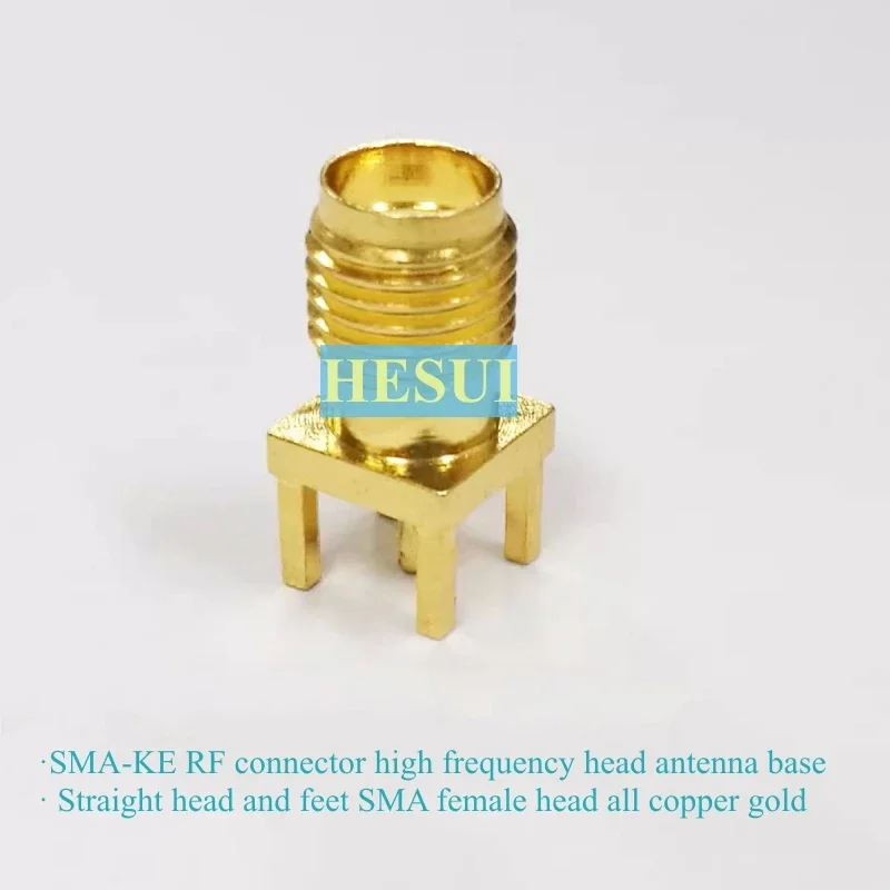 10PCS SMA-KE straight head feet