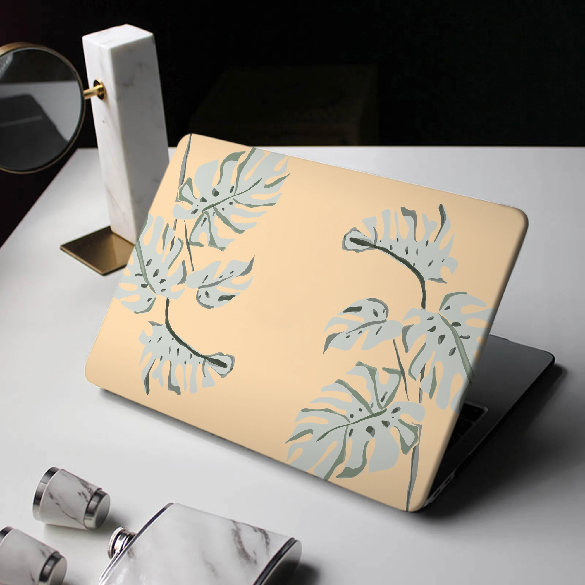 Imagem -03 - Portátil da Cópia Botânica para Macbook Air 13 m2 2023 A2681 A2337 A2179 A2338 m1 Chip Pro A2289 Macbook A1466 a Versão Mais Recente Case do
