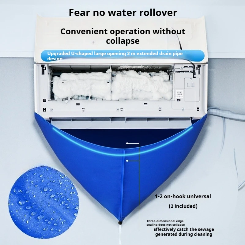 Air Conditioning Water Hood Set Cleaner with Water Regulator Waterproof Cleaning Kit