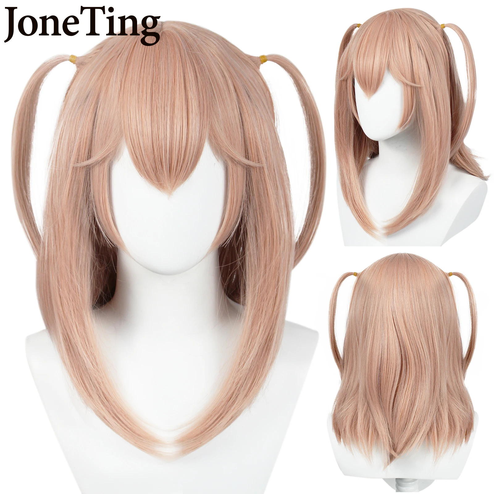 JONETING Synthetic Sajuna Inui Cosplay Wig Shinju Inui Wig Pink Straight Hair with Bangs Anime My Dress Up Darling Costume Party