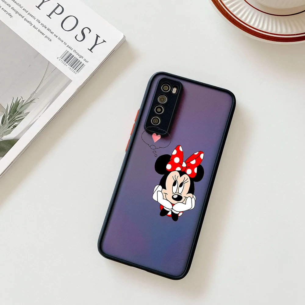 New Trend Phone Case For Xiaomi 14 13C Redmi Note 13 Poco X4 X5 X3 F3 C51 C50 C40 M5 Cute Minnie Mickey Translucent Back Cover