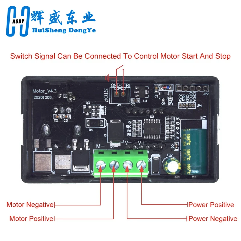 ZK-MG DC5-30V 5A PWM DC Motor Governor Adjustable Speed Encoder Digital Display Duty Cycle Frequency MAX 15A Motor Controller