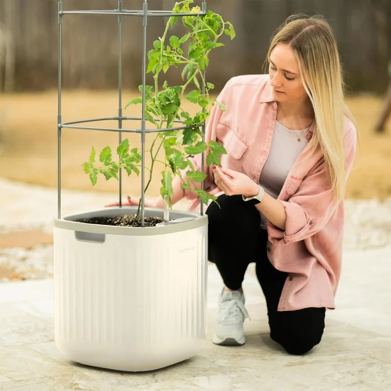 Large Plant Pots with Self Watering, 15