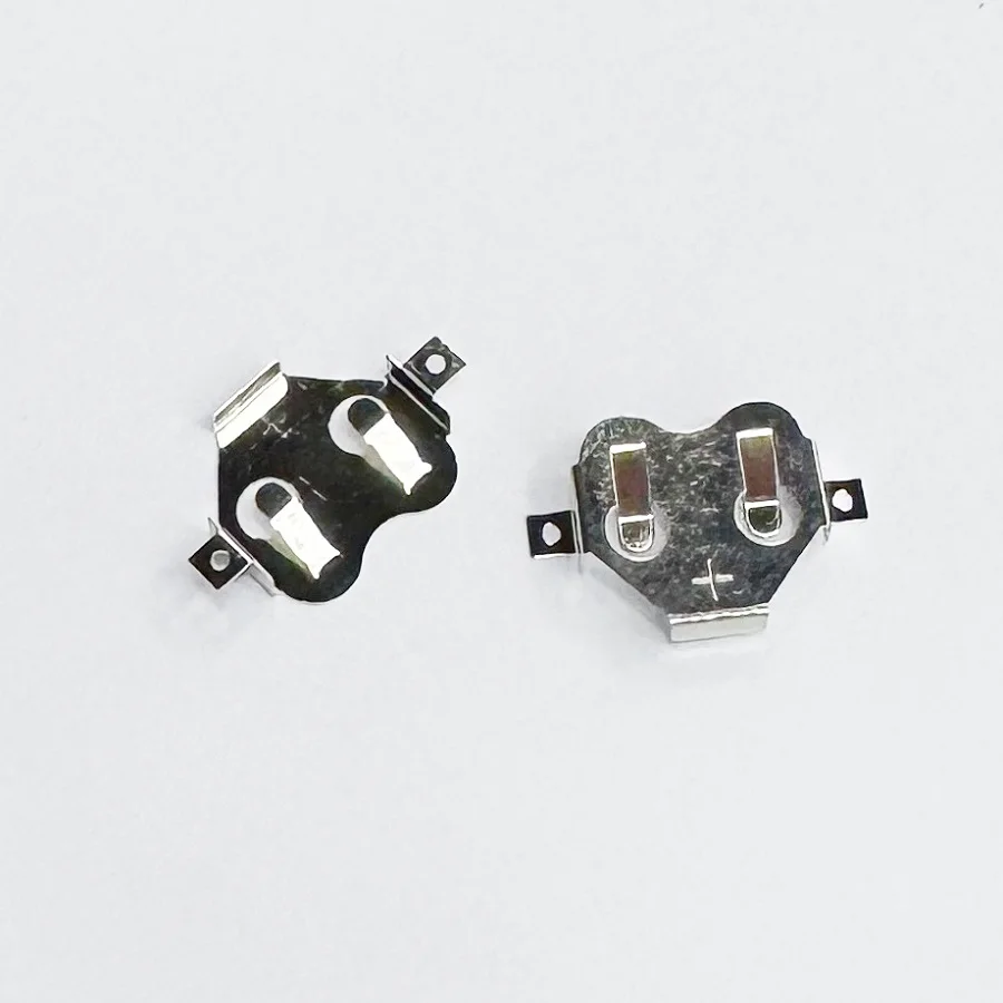 Suporte SMT de clipe de bateria de metal de alta qualidade CR1632 CR1620 para célula de 16 mm P/N 3012
