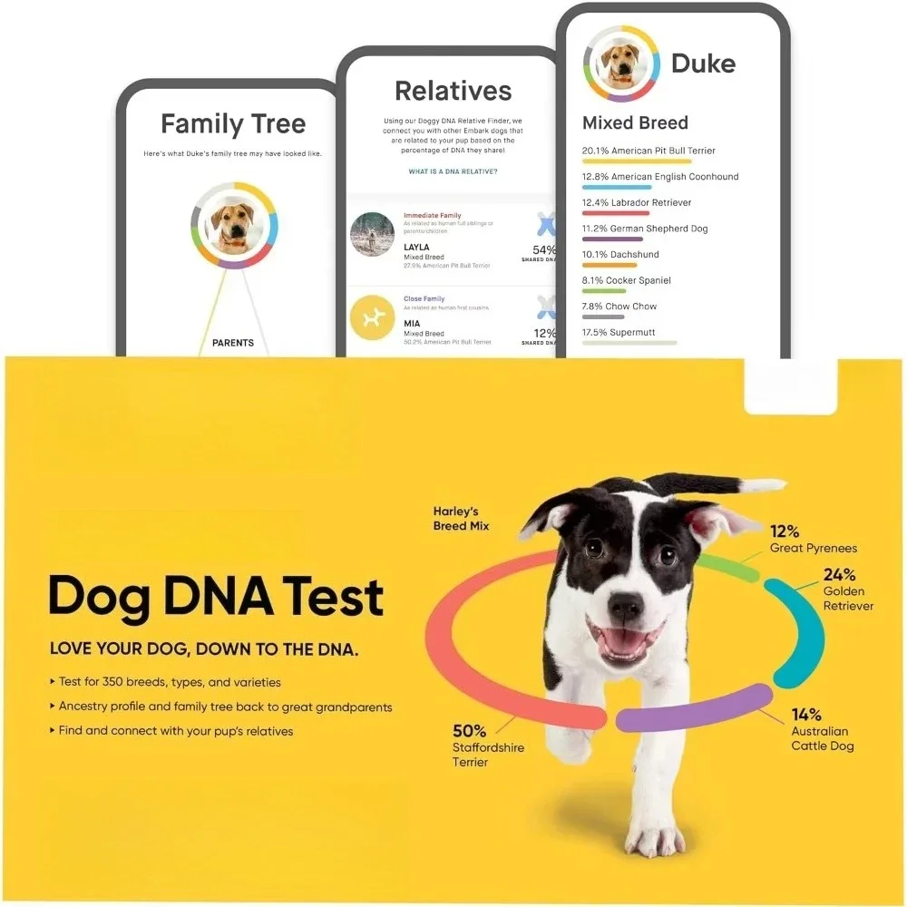 

Hot Sale.upgrade! 99% Breed Ancestry Accuracy for Mixed Breed Dogs,Breed Identification Kit - Most Accurate Dog Kit,Hot Sale.