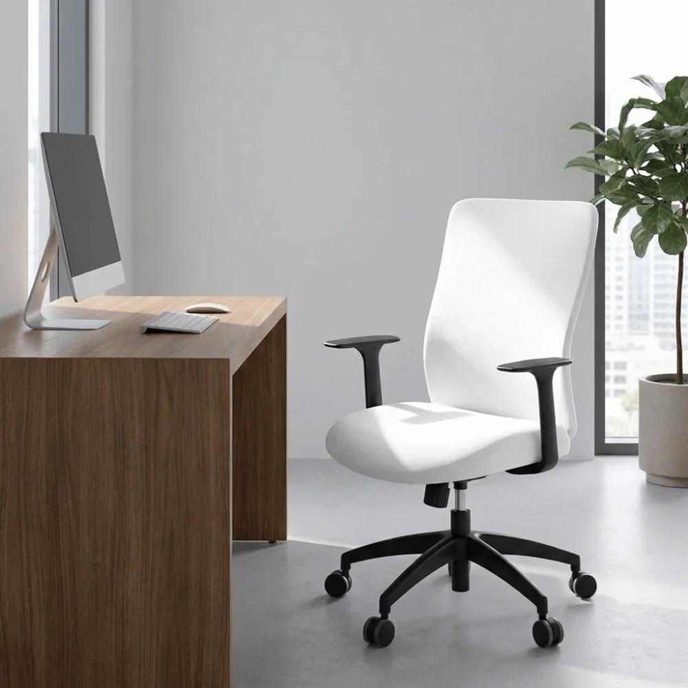 Durable Polyester Fiber Computer Chair Covers All-Wrap Solid Color Gaming Chair Cover Soft Anti-dirty Armchair Cover Study Room