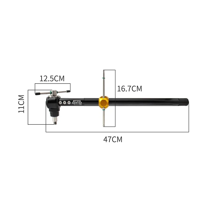 Applicable to road bicycle folding bicycle fixed gear, hanger calibration gauge calibration ranging tool