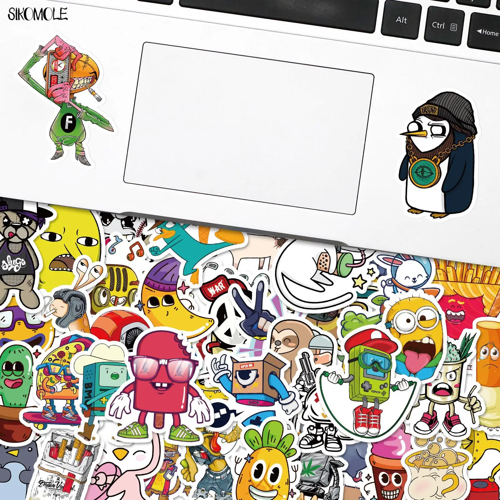 10/30/50 sztuk mieszane Cartoon śliczne kultura masowa naklejki Graffiti Kawaii sztuki estetyczne DIY zabawka samochód deskorolka Laptop kalkomania F5