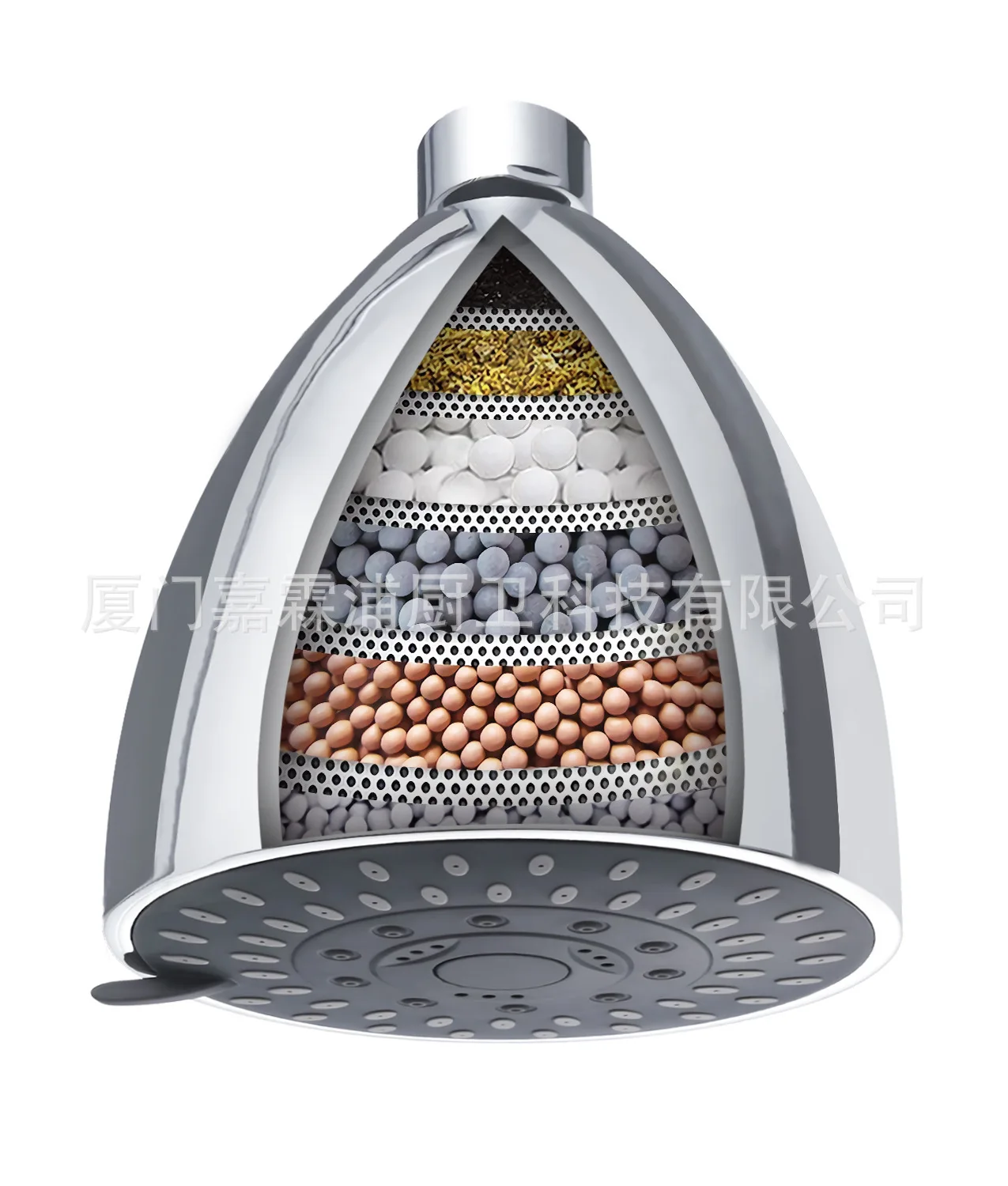 Foreign Trade Cross-border Filter Top Spray Removable Replacement Filter Element Shower Bath Multi-layer Shower Purifier Nozzle