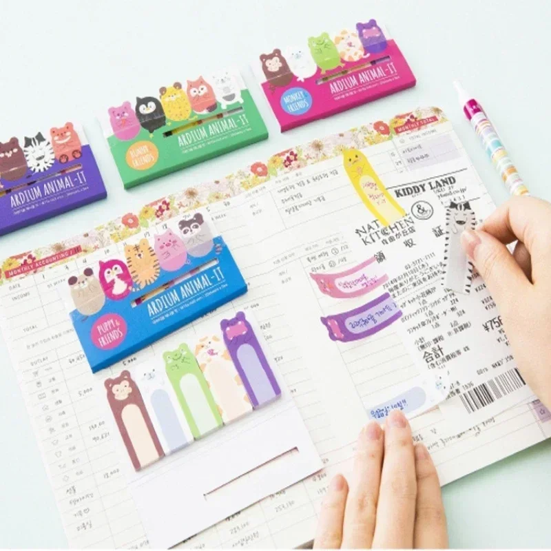 100 Sheets Cute memo pad Mini Fat animal Owl diary sticker planner note Stationery Office School supplies