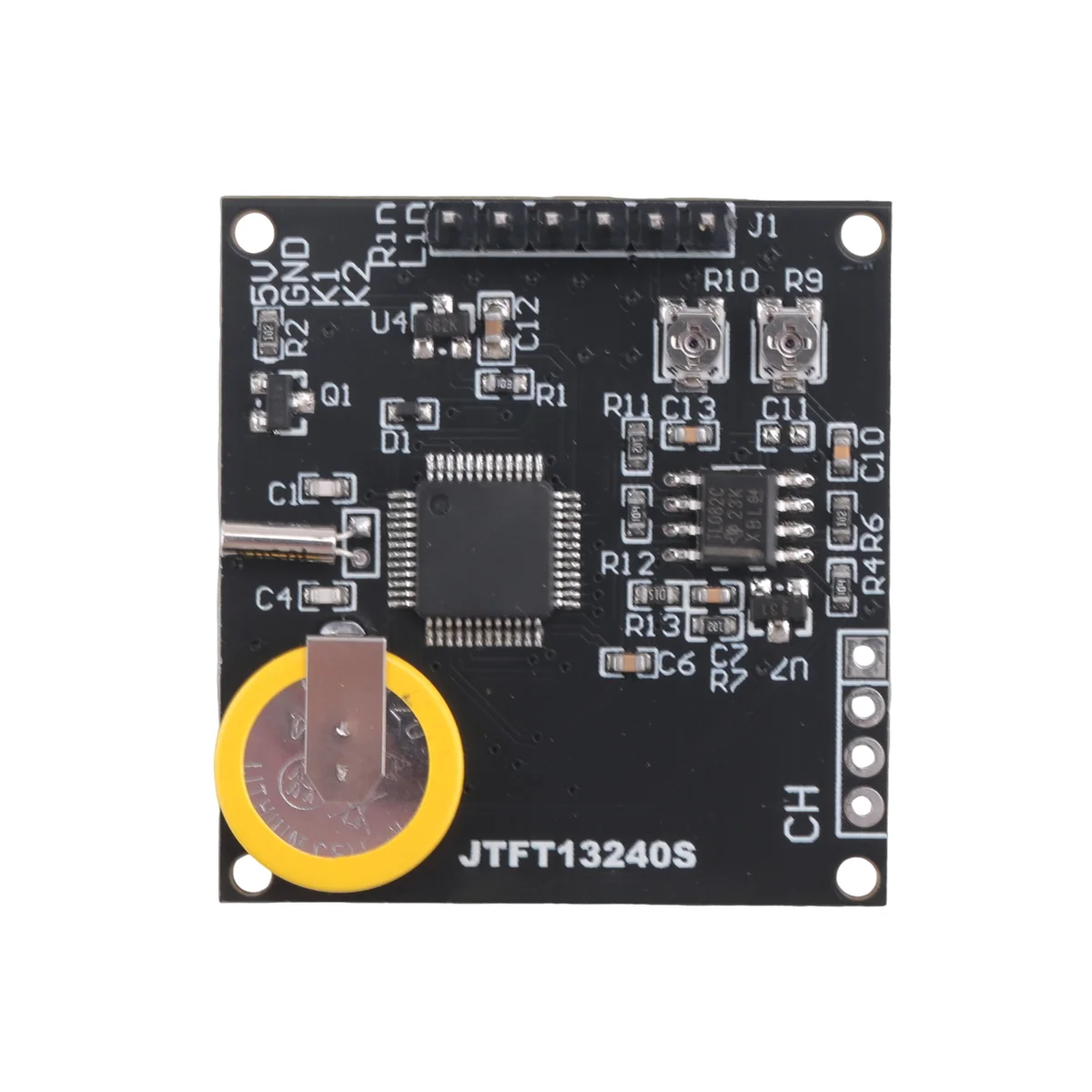 Música Spectrum Display Analyzer, MP3 Power Amplifier, Audio Level Indicator, Rhythm Balanced VU Meter Module, 1.3 "LCD