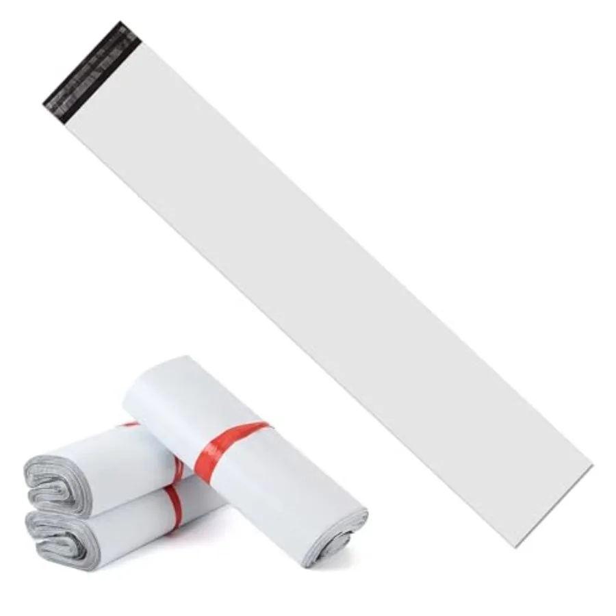 

Gintiosn Long Poly Mailers Envelopes Bag for Unique Items, Self Sealing Waterproof Mailing Shipping Bags Double Layer 5MIL Thic