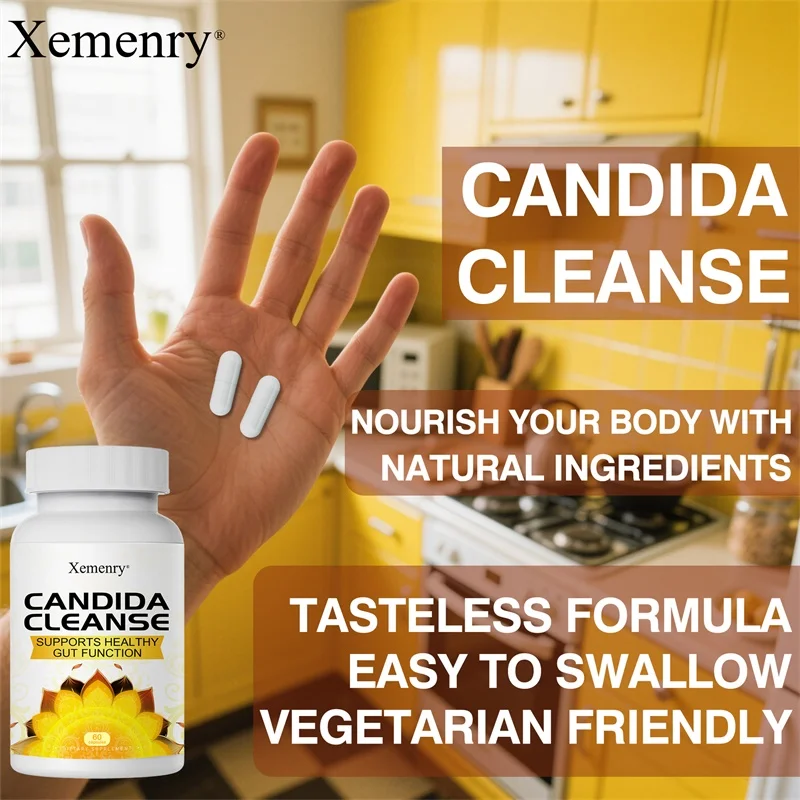 كانديدا كلينز - يدعم صحة الأمعاء، ويعزز المناعة، ويخفف من الانتفاخ، ويوازن نباتات الأمعاء #5