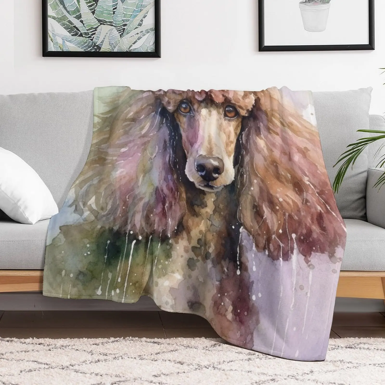 Darling Poodle Throw Blanket christmas decoration Thin Decorative Beds Weighted Blankets