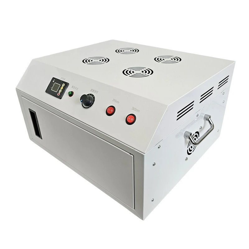 Three-sided luminous ultraviolet high-intensity UV curing box Dual-band timing adjustment 3D photosensitive resin UV shadowless