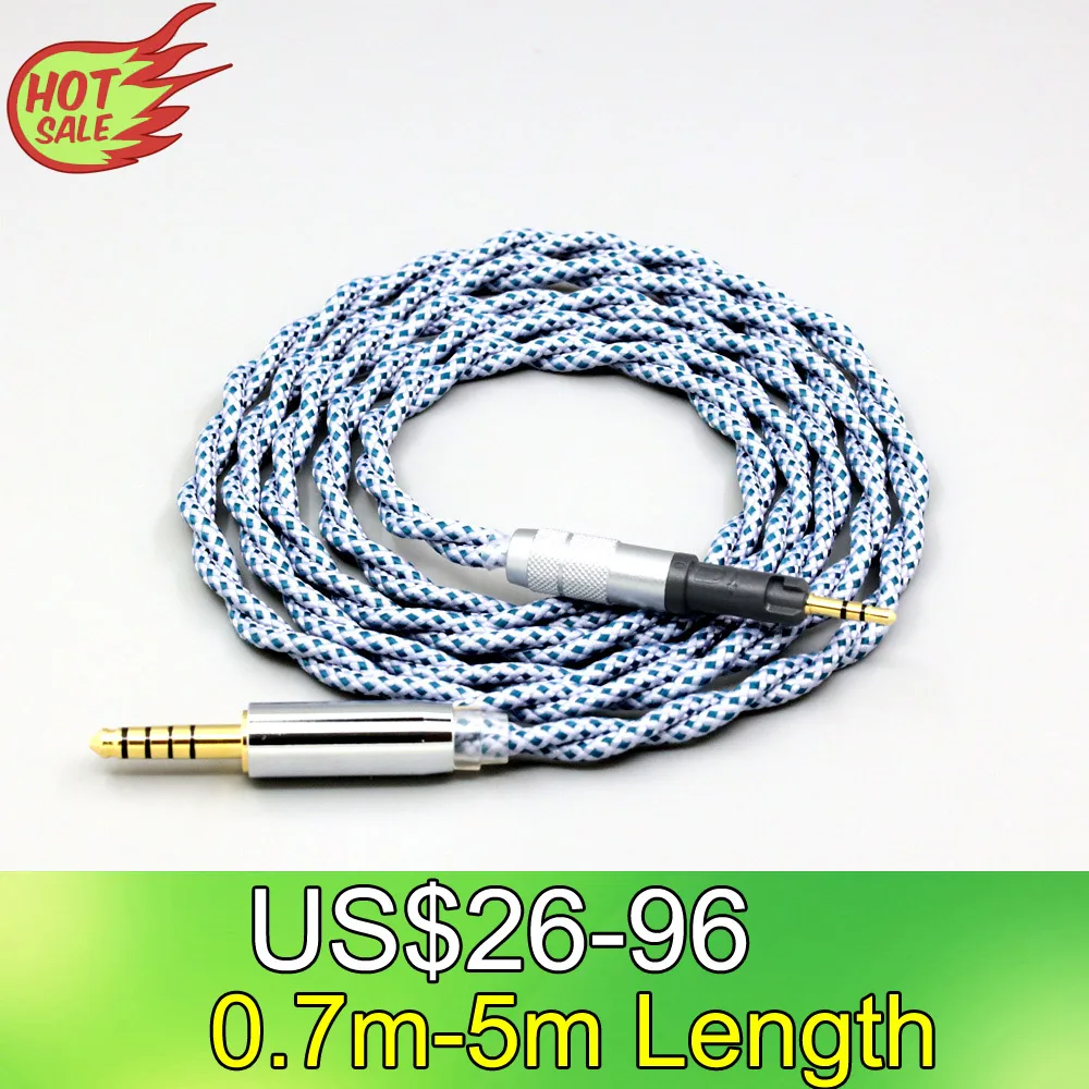 

99% Pure Silver Mix Graphene OCC Shielding Earphone Cable For Audio Technica ATH-M50x ATH-M40x ATH-M70x ATH-M60x LN008665