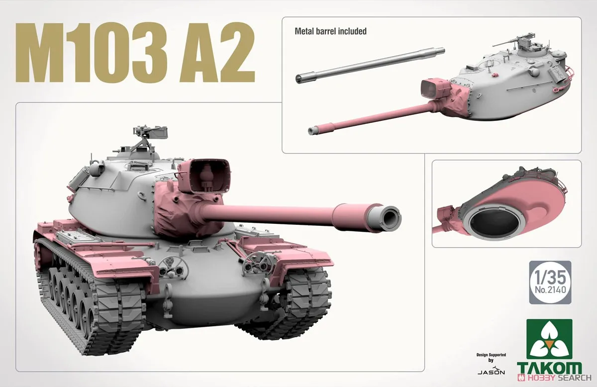 Takom 2140 1/35 scale M103 A2 Tank Model Kit