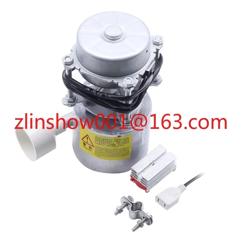 Aluminum Alloy 1000W Turbine Hydroelectric Generator 220V for Television Lighting Sliver New 230*114mm