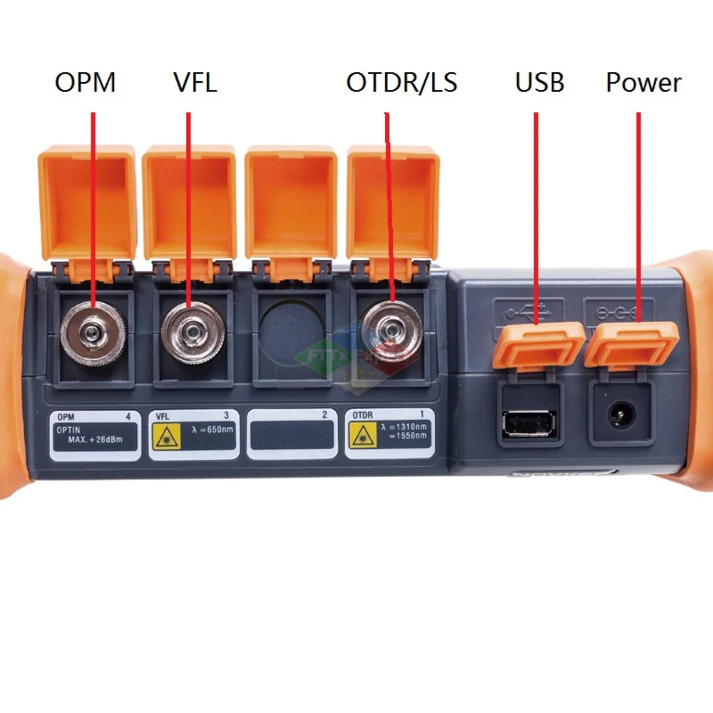 NOVKER NK5600 OTDR  Optical Time Domain Reflectometer 1310nm 1550nm 30/32dB Fiber Power Meter Integrated VFL 5MW Touch Screen