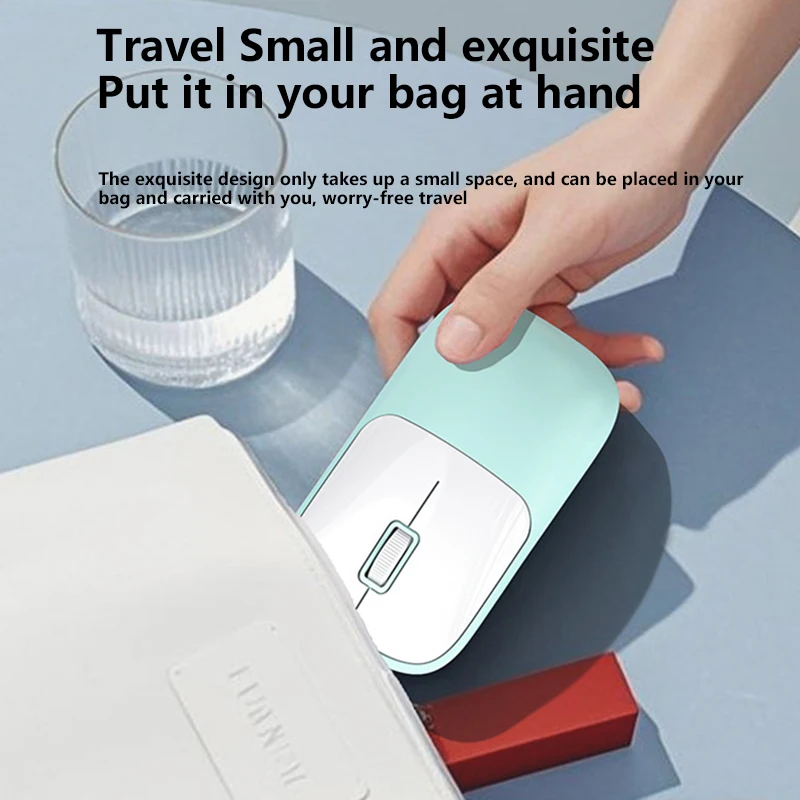 Xiaomi Wireless Mouse Dual-Mode Portable Silent 2.4G Bluetooth Cordless Laptop Mouse USB Receiver Ergonomic For PC Laptop