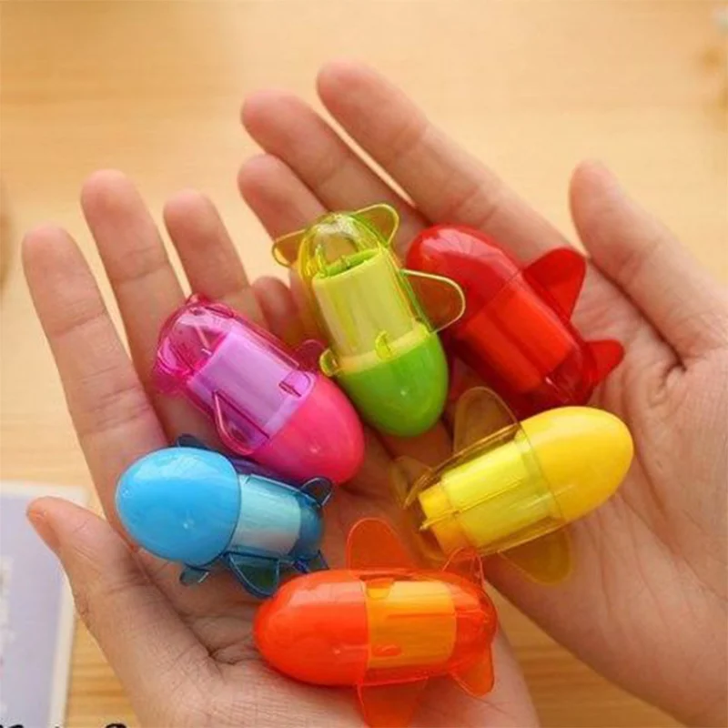 

30pcs Retractable Airplane Plane Ball Point Pen Keychain Office School Prize Stationery Promotional Birthday Gift Toy Christmas