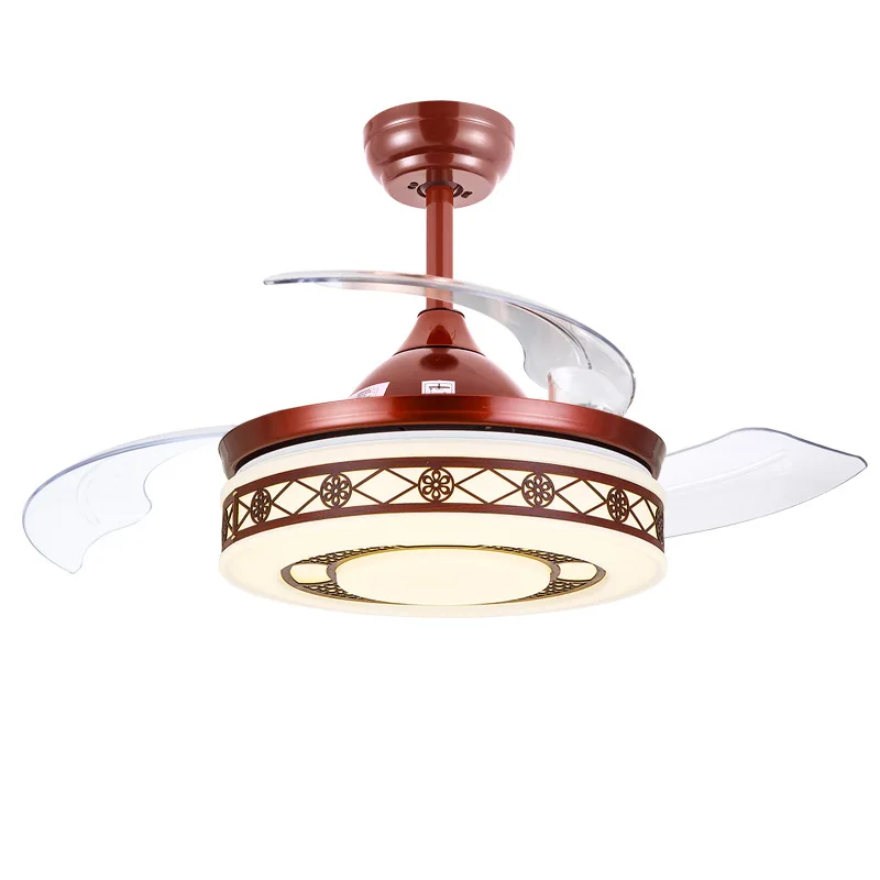 

Invisible ceiling fan light, fan living room dining room household simple modern fan light