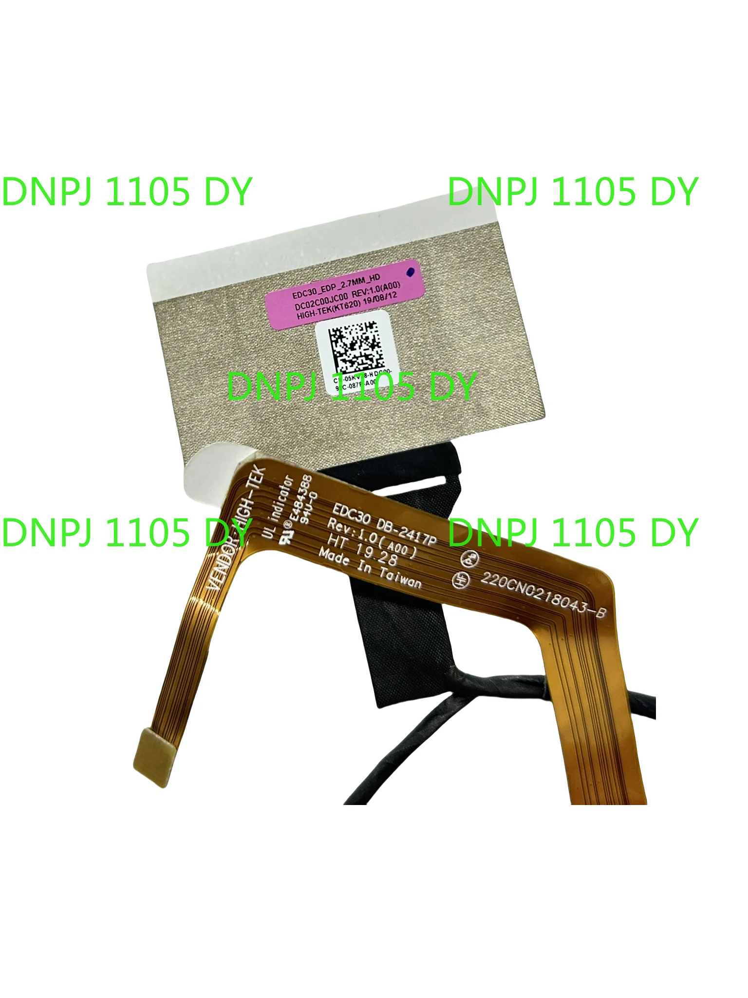 DB Dell Latitude 7300 E7300 노트북 LCD LED 디스플레이 케이블 05405W 05KV28 086XR5 0MF5R5 0VRFW2 0T8CF7 0G95F6 05YHTG 068GRY