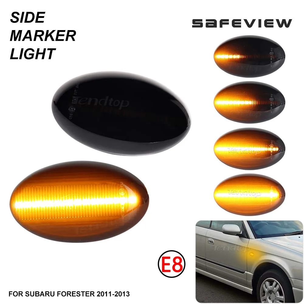 For Subaru Led Dynamic Side Marker Turn Signal Light Sequential Blinker Light For Liberty Forester Impreza WRX STI GDA GDB 02-07