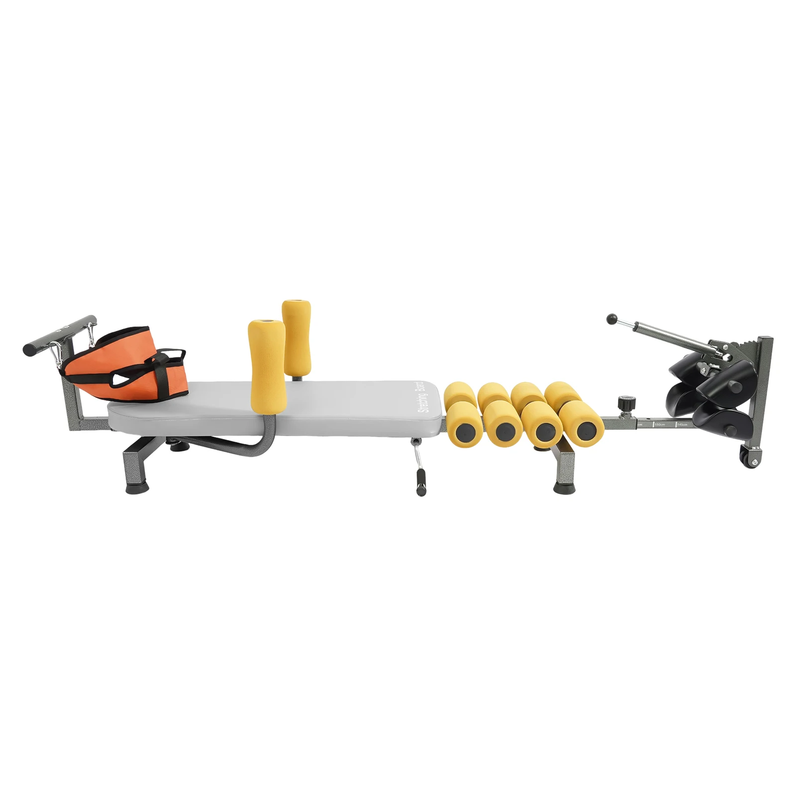 Back Traction Bed for Spinal Pain Relief &Posture Correction,Dual-direction Adjustable Traction Bed,330LB Heavy-Duty Steel Frame