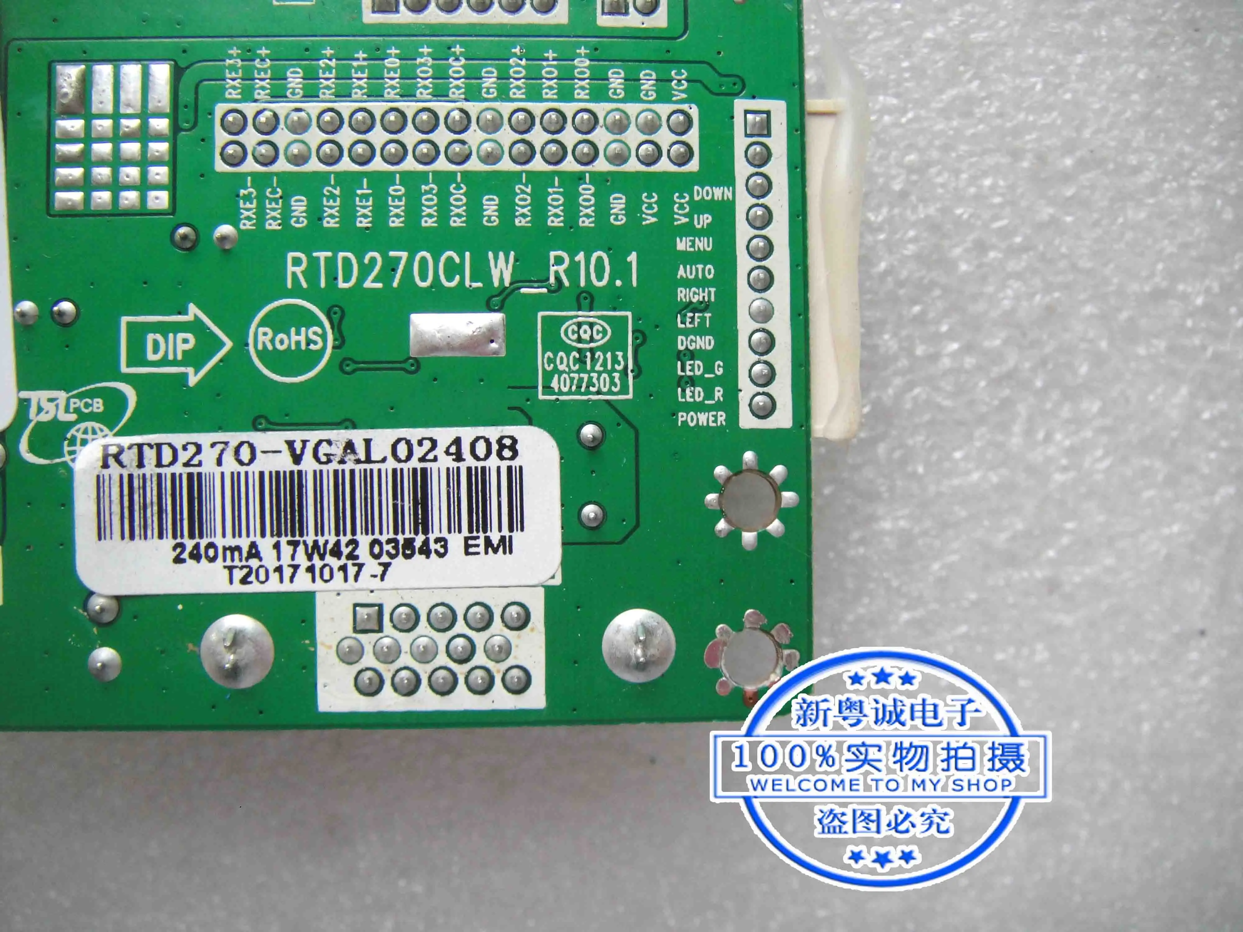 Placa GT228W TF-G2202W Drive, RTD270CL _ R10.1, 4 linhas, 5 chaves