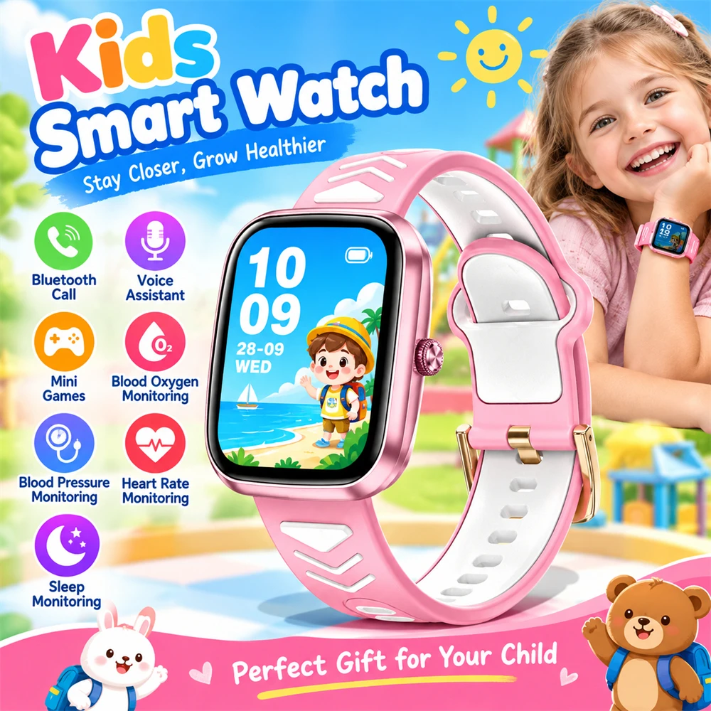 Smartwatch Digital Watches For Boys - LIGE Kids Game Smart Watch Teenager