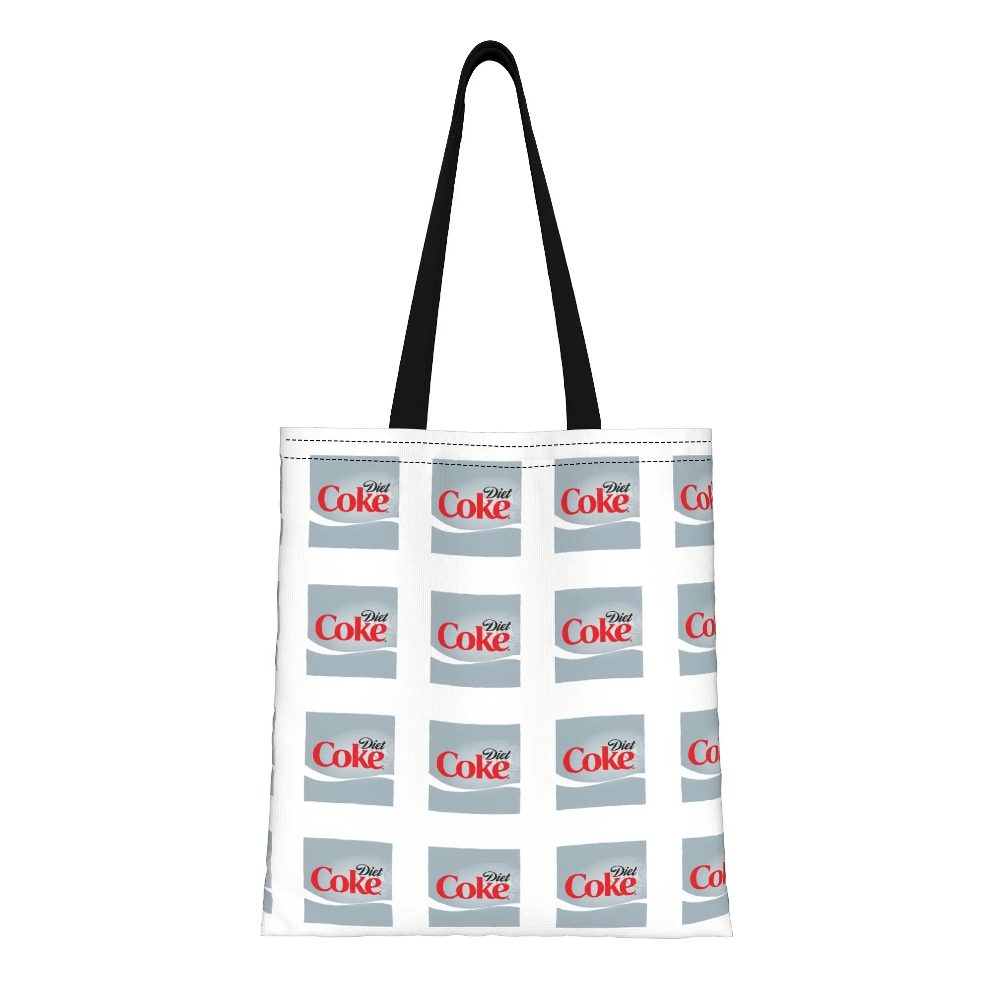 

Сумка-шоппер из холщовой ткани dDiet Coke dDiet COKE, идеально подходит для покупок, путешествий, активного отдыха, прочная сумка через плечо