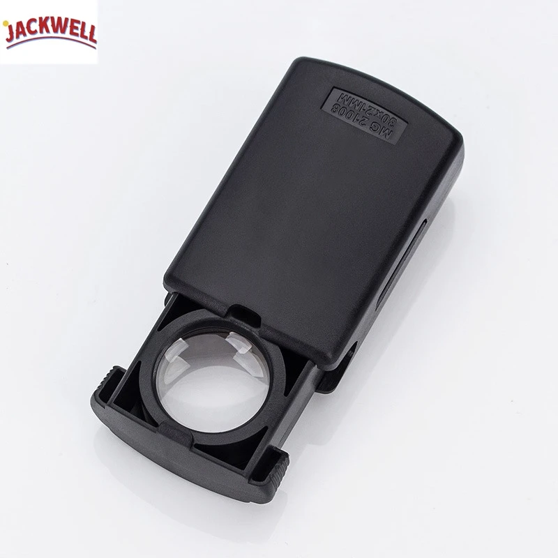 

Factory direct sales mini pull-out LED light high magnification definition portable jewelry magnifier wholesale