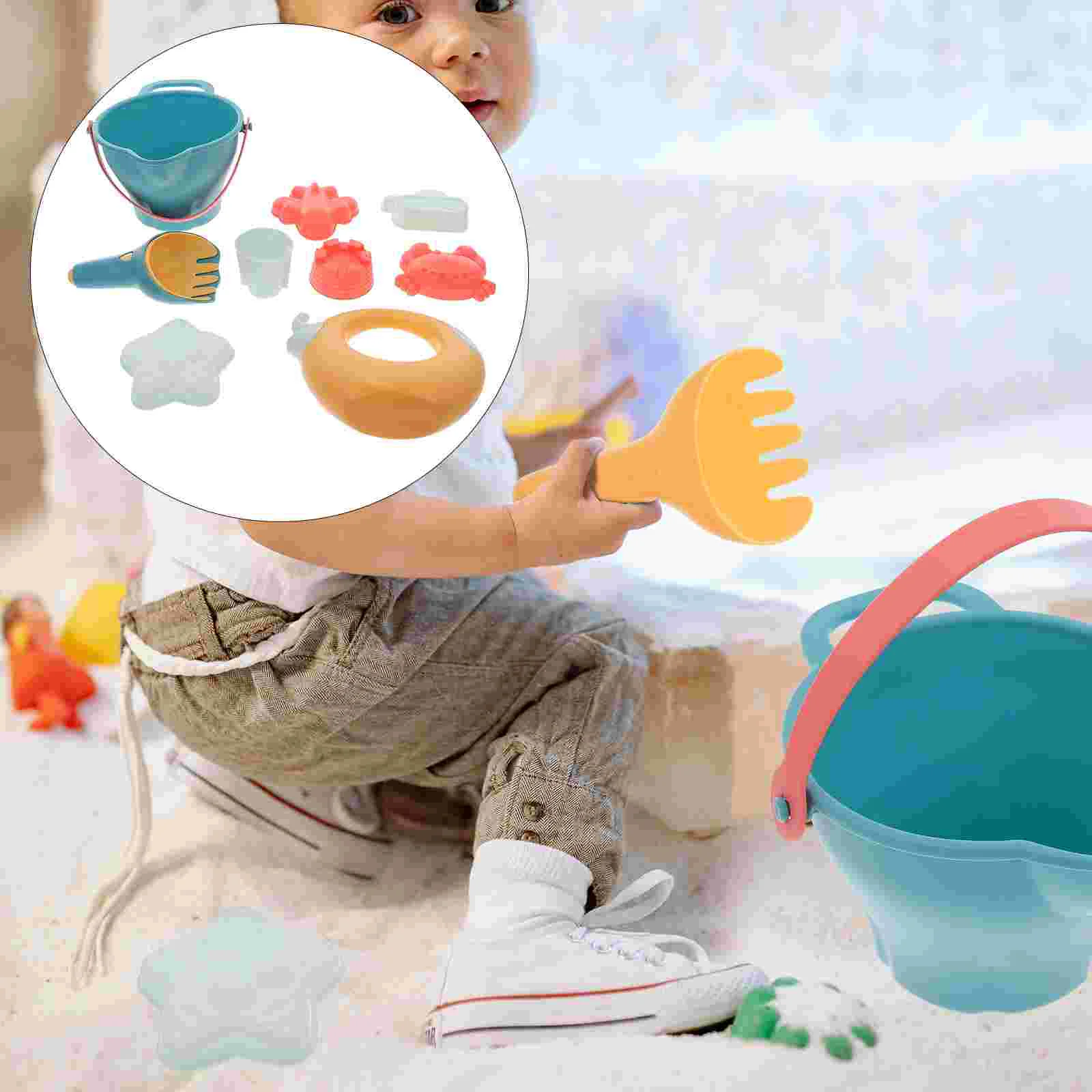 

Sand Castle Building Toys Beach Playing Children's Children’s Summer for Kids Set Pp