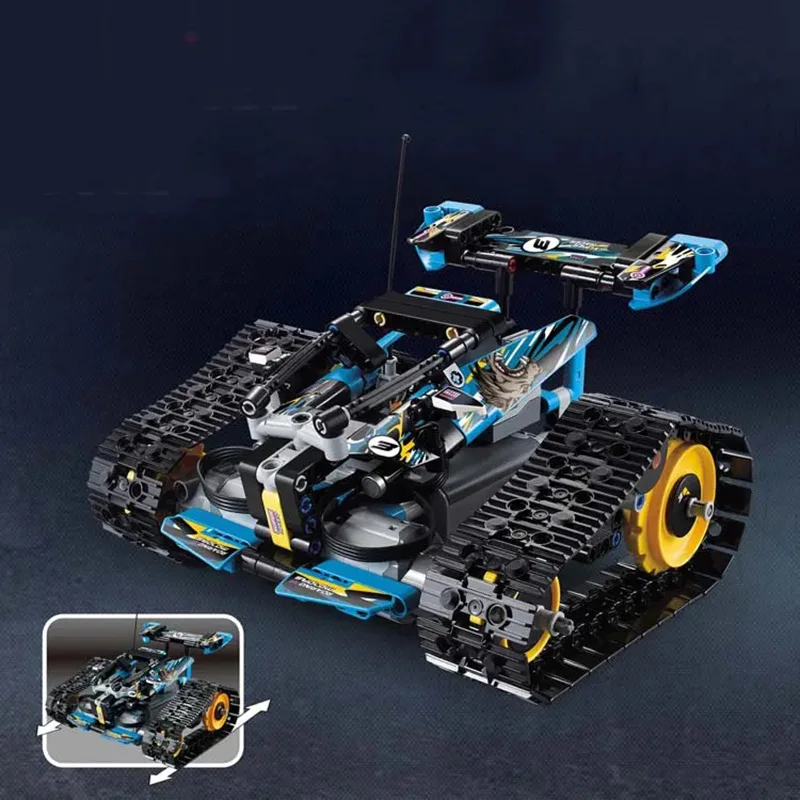 322 Pcs Bricks Remote Controll Racing Car Technical Model Building Blocks Boy Birthday Present Kids Gifts RC Toys For Children