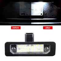 For Ford Flex Taurus Mustang Focus Fusion Edge MKS MKT MKX MKZ Milan Sable 1/2Pcs Car LED License Plate Light Number Plate Lamp