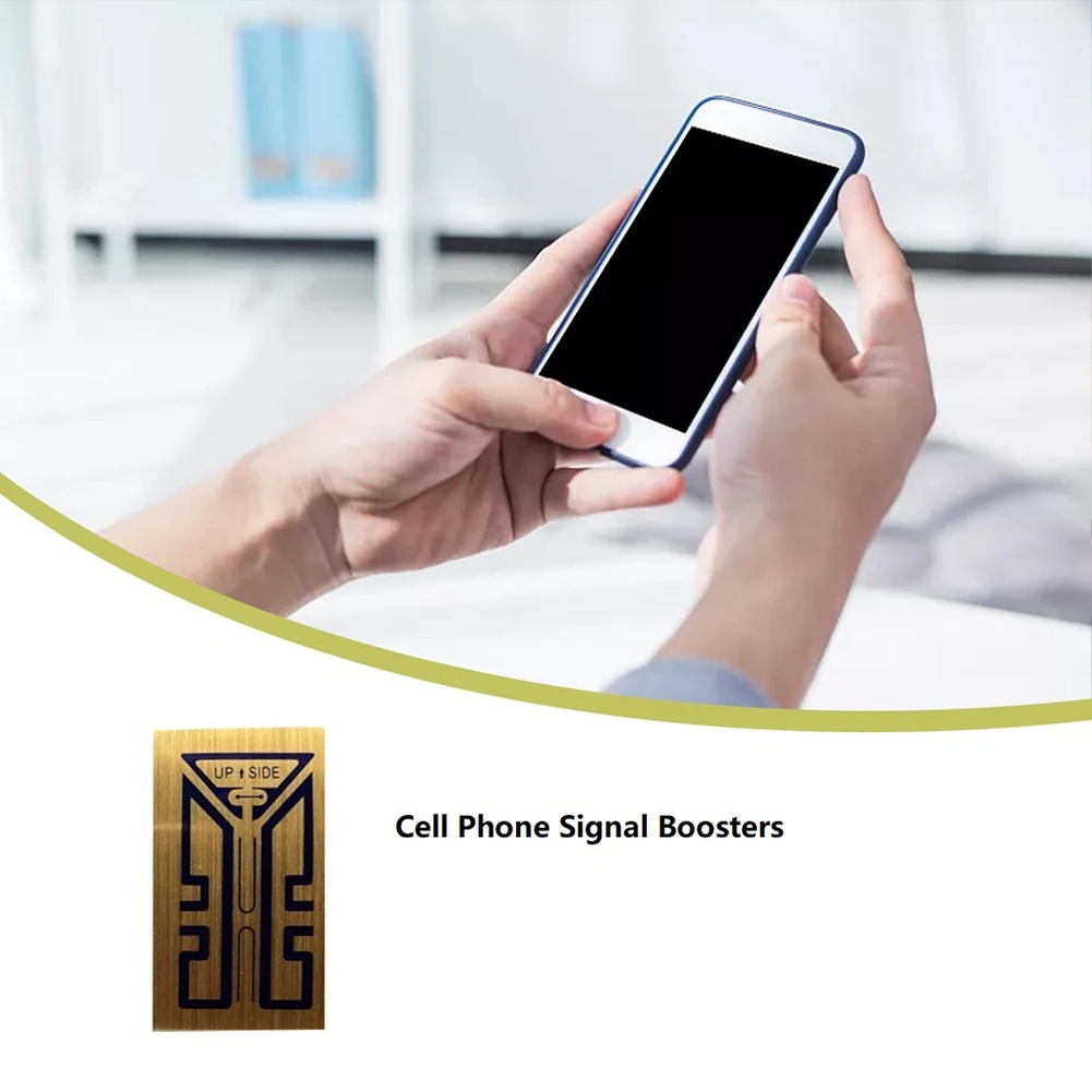 Stiker penguat sinyal antena portabel, 5 buah stiker peningkatan sinyal ponsel SP-3