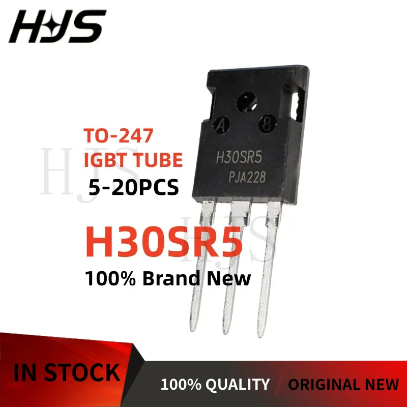 5/10/20PCS H30SR5 IHW30N160R5 IGBT Tube Induction cooker TO-247 Brand New In Stock