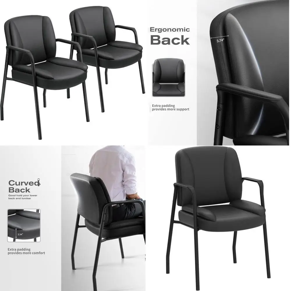 

Кресла для приема из искусственной кожи с подлокотниками для офисного вестибюля, зоны ожидания