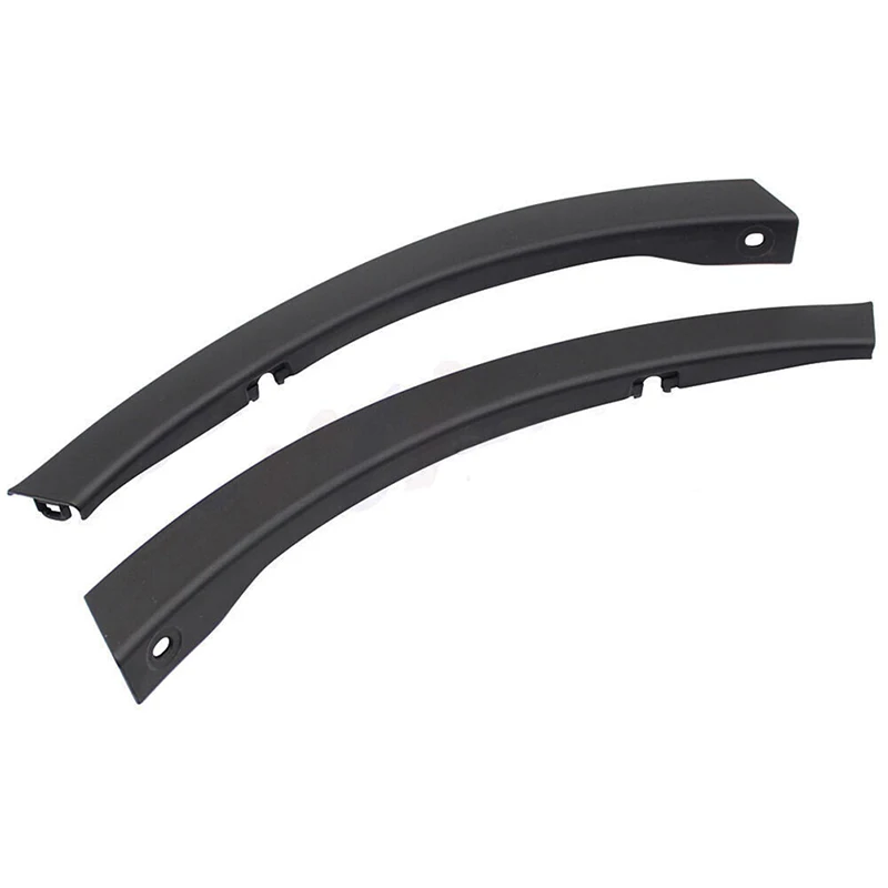 Pair Black Front Bumper Wheel Fender Molding Trim Cover Right & Left Side 52112-0R040 For Toyota RAV4 (XA40) 2013 2014 2015