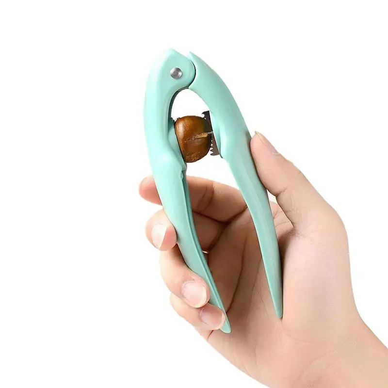 Chestnut Opener Tool Ergonomic Grip Design Nutcracker Portable Kitchen Peeling Tools Multifunctional Kitchen Nut Opener Tools