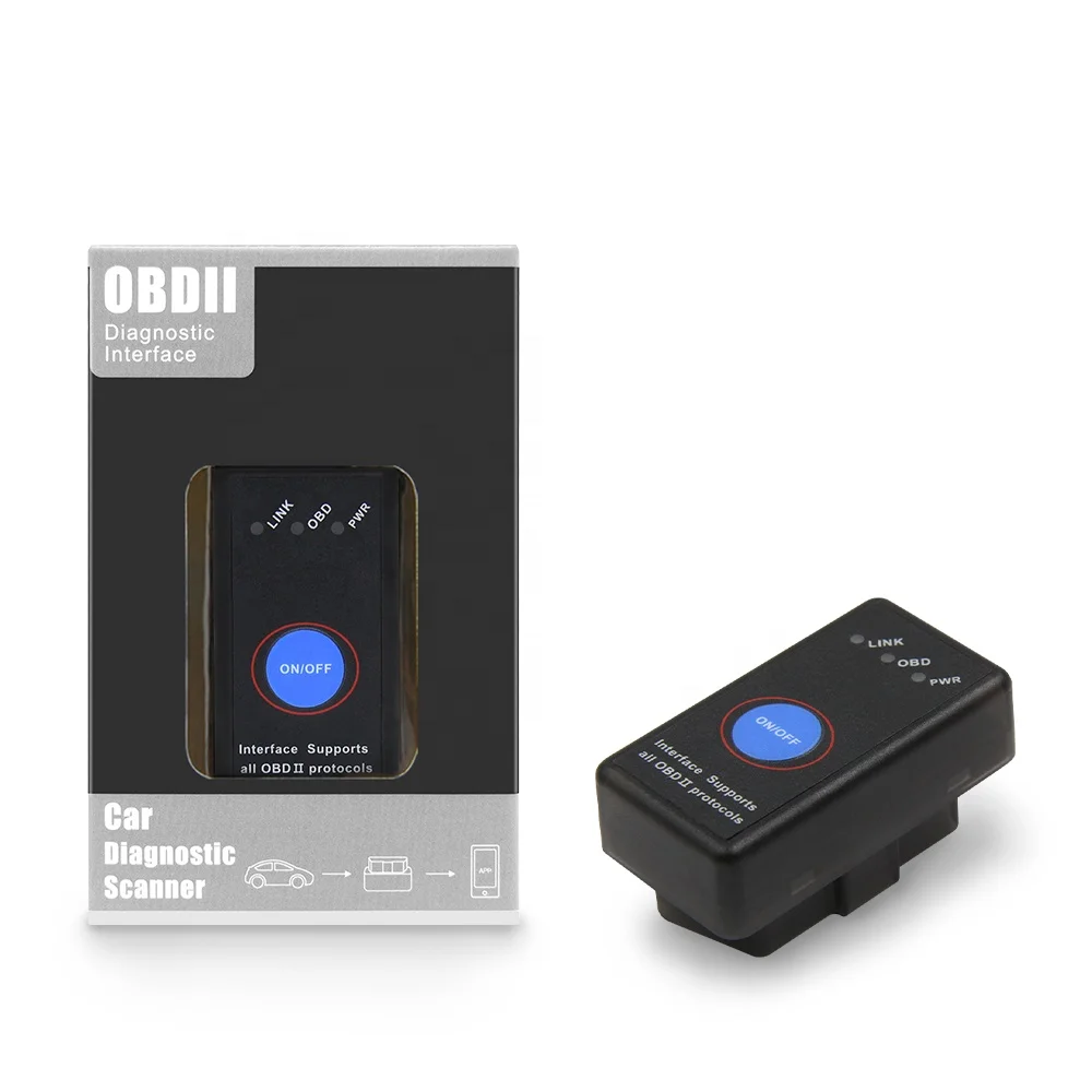 

Super Mini ELM327 With PIC18F25K80 Chip With Power Switch OBD2 Wireless 4.0 Diagnostic Scanner Automotivo for Universal Vehicles