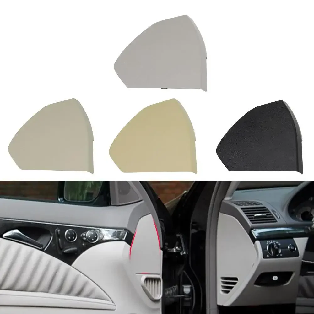 Carcasa embellecedora para puerta delantera de coche, cubierta de plástico izquierda/derecha, color Beige, negro y gris, para Me