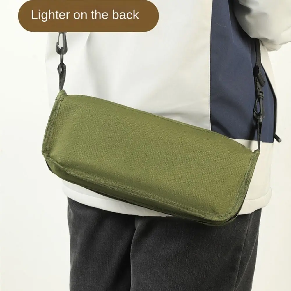 Sgabello per zaino pieghevole resistente all'usura Robusto e resistente sedia pieghevole sportiva portante Sgabello per astucci a tracolla stile borsa