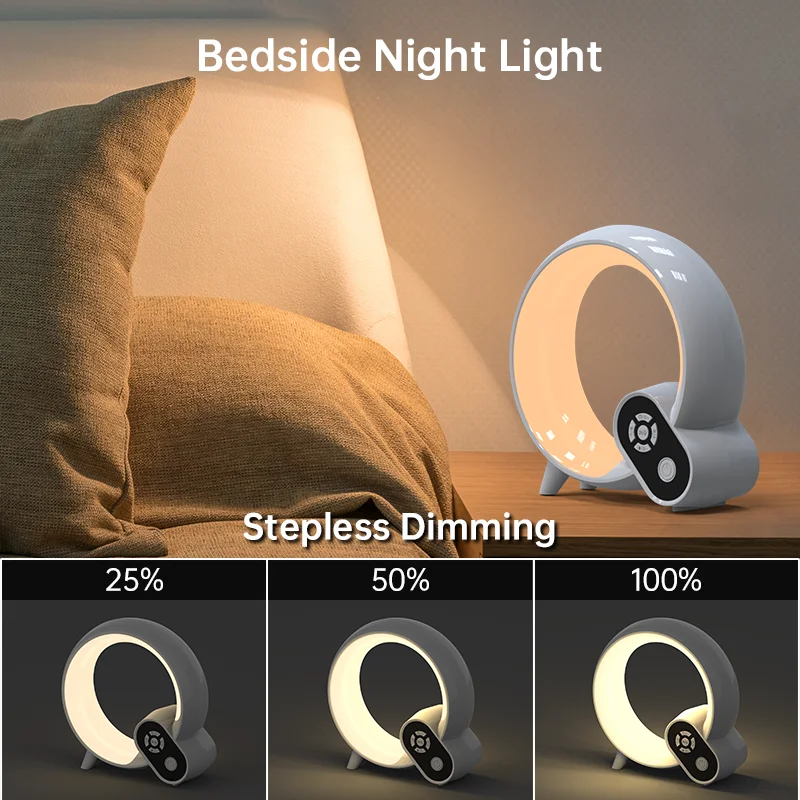 Multi-função Night Light para Quarto das Crianças, Mini Q Luz Ambiente, Decorativa Aniversário Gfit