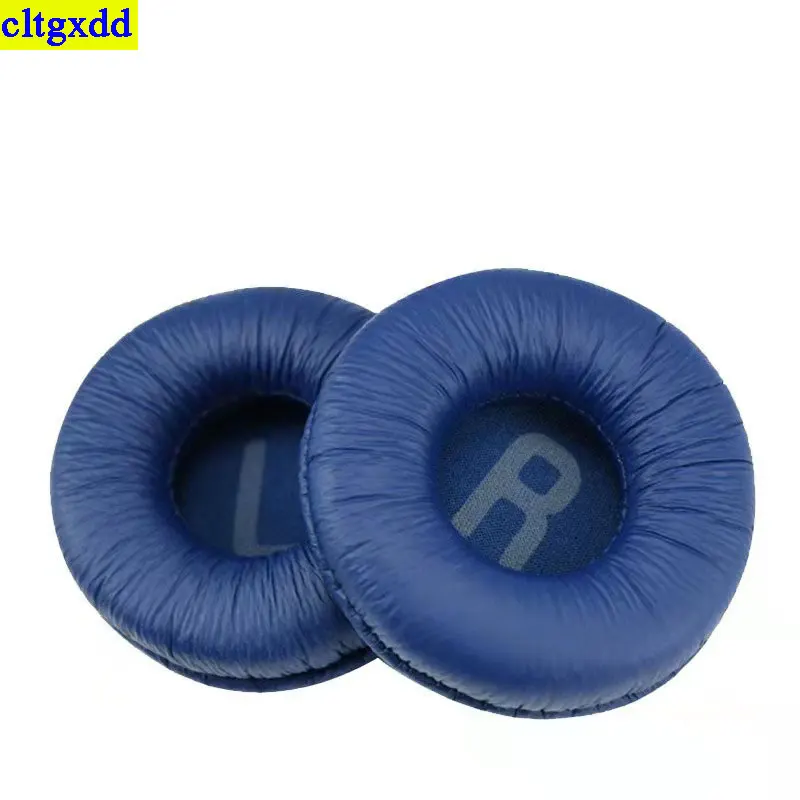 Cltgxdd 1 مجموعة 70 مللي متر إفشل الأذن ينطبق على JBL Tune600BT T520BT T510BT T500BT T450B وسادة الأذن الرغوية الجلدية الناعمة