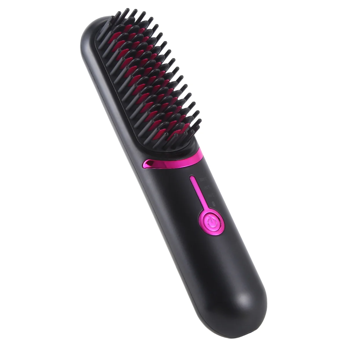 Electric Hair Brushes Wireless Hair Straightener Brush for Portable Rechargeable Hair Straightener Cordless Heating Comb